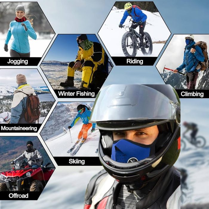 Laxzo Thermal Neoprene Face & Neck Warmer Mask - Image 2