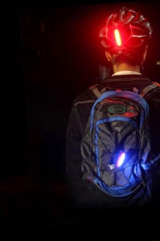 Laxzo USB Rechargeable COB LED Bike Light Set