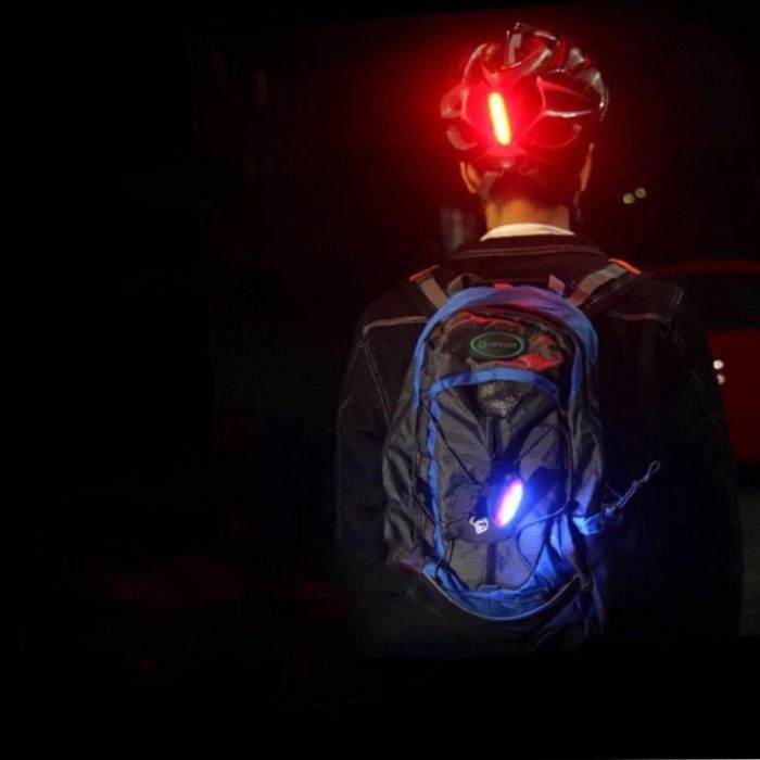 Laxzo USB Rechargeable COB LED Bike Light Set