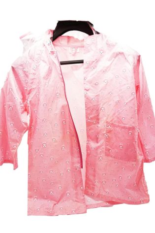 Laxzo Kids' Waterproof Hooded Rain Jacket