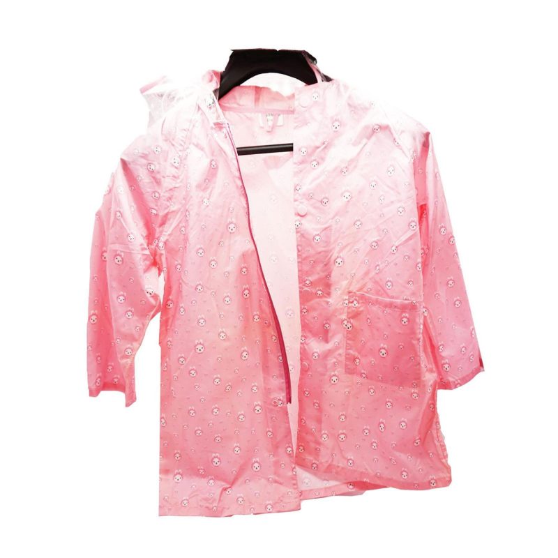 Laxzo Kids' Waterproof Hooded Rain Jacket