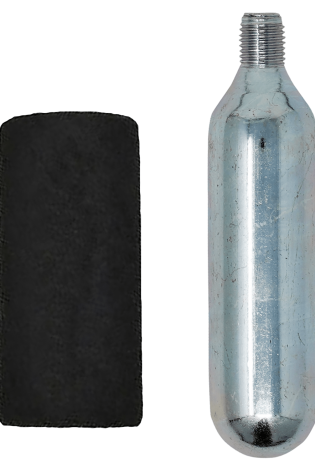 Laxzo 16g Threaded CO2 Cartridges with Insulating Foam Grip