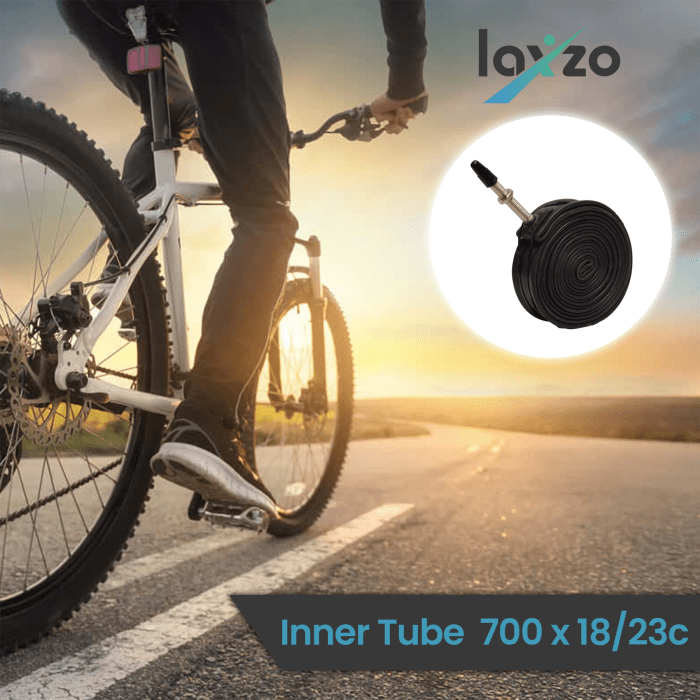 Laxzo 700c Road Bike Inner Tube (80mm Extra-Long Presta Valve) - Image 5