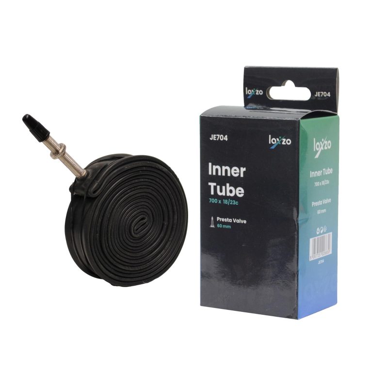 Laxzo 700c Road Bike Inner Tube (60mm Presta Valve)