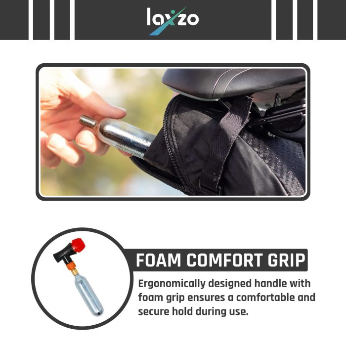 Laxzo 16g Threaded CO2 Cartridges for Bike Tyre Inflators - Image 8