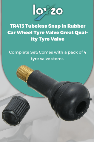 Laxzo TR413 Snap-In Tubeless Tyre Valves