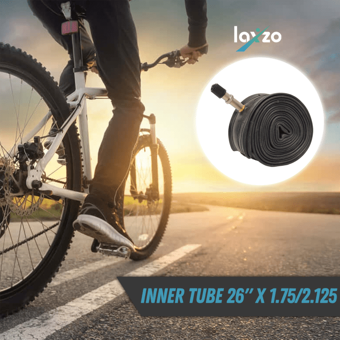 Laxzo 26-Inch Bicycle Inner Tube (Schrader Valve) - Image 7