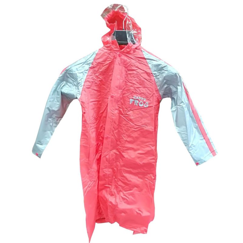 Laxzo Kids' Hooded Packable Raincoat (Ages 6-8)