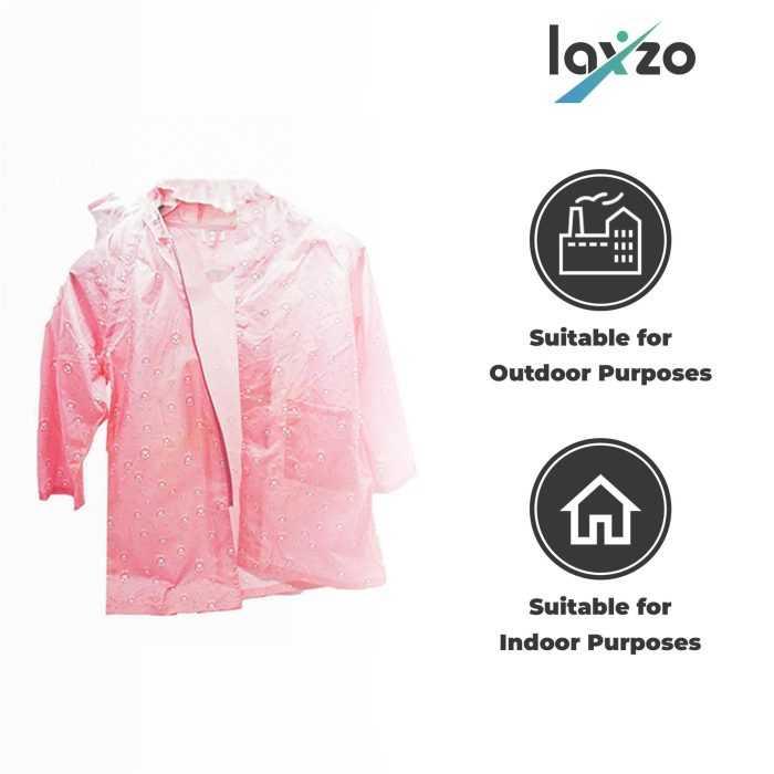 Laxzo Kids' Waterproof Hooded Rain Jacket - Image 6