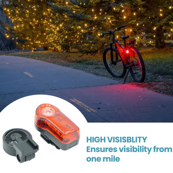 Laxzo High-Visibility LED Bike Taillight (AAA Battery) - Image 4