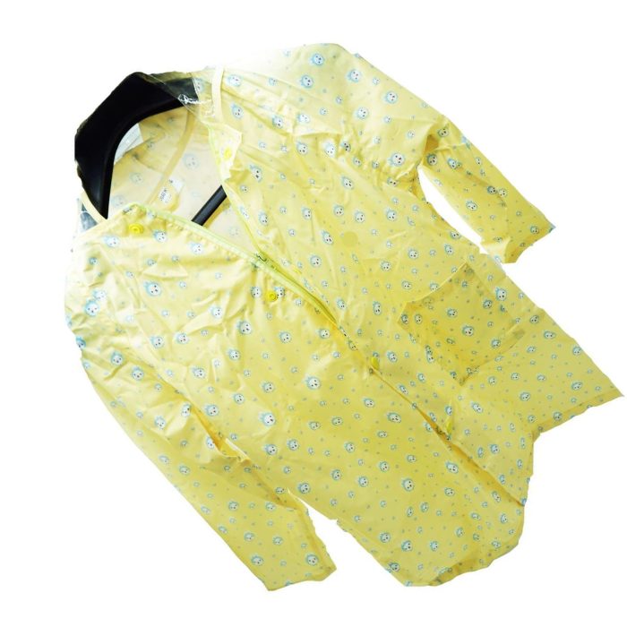 Laxzo Kids' Waterproof Rain Jacket with Clear Hood - Image 6