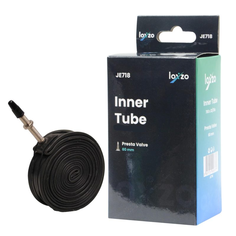 Laxzo 700c Road & Endurance Bike Inner Tube (25-32c, 60mm Presta Valve)