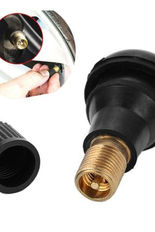 Laxzo TR412 Short Snap-In Tubeless Tyre Valves