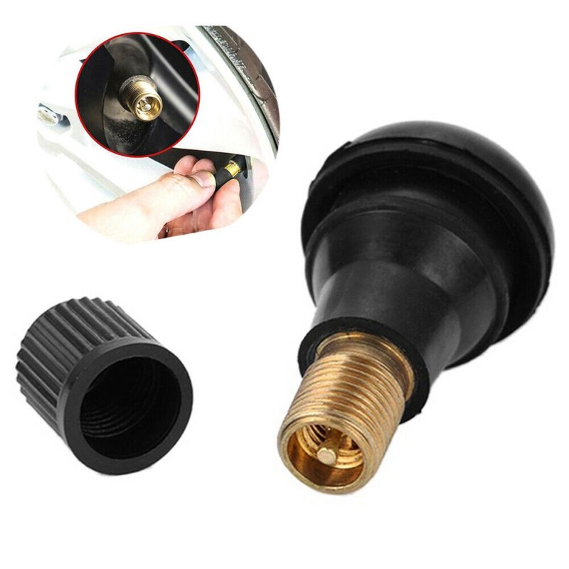 Laxzo TR412 Short Snap-In Tubeless Tyre Valves