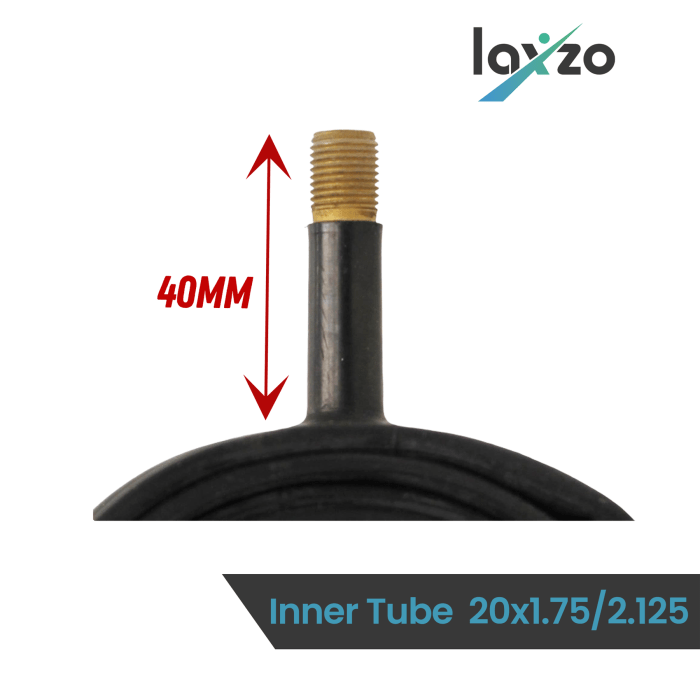 Laxzo 20" BMX & Kids' Bike Inner Tube (Schrader Valve) - Image 5