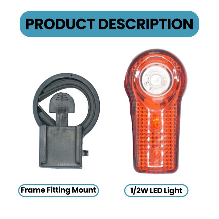 Laxzo High-Visibility LED Bike Taillight (AAA Battery) - Image 5