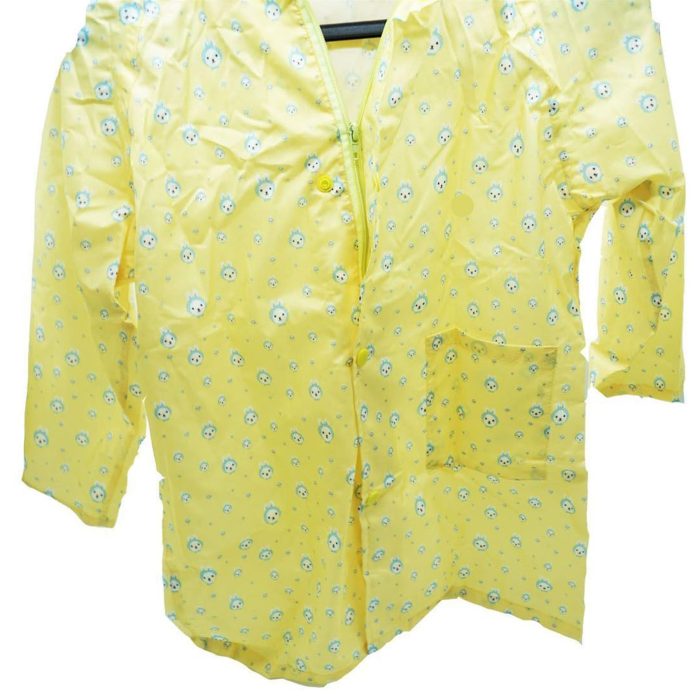 Laxzo Kids' Waterproof Rain Jacket with Clear Hood - Image 3