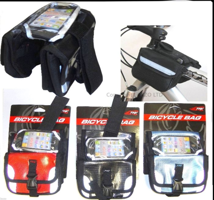 Laxzo Bike Frame Bag with Phone Holder - Image 3