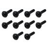 Laxzo TR415 Tubeless Tyre Valves for 15.7mm Rim Holes (10-Pack)