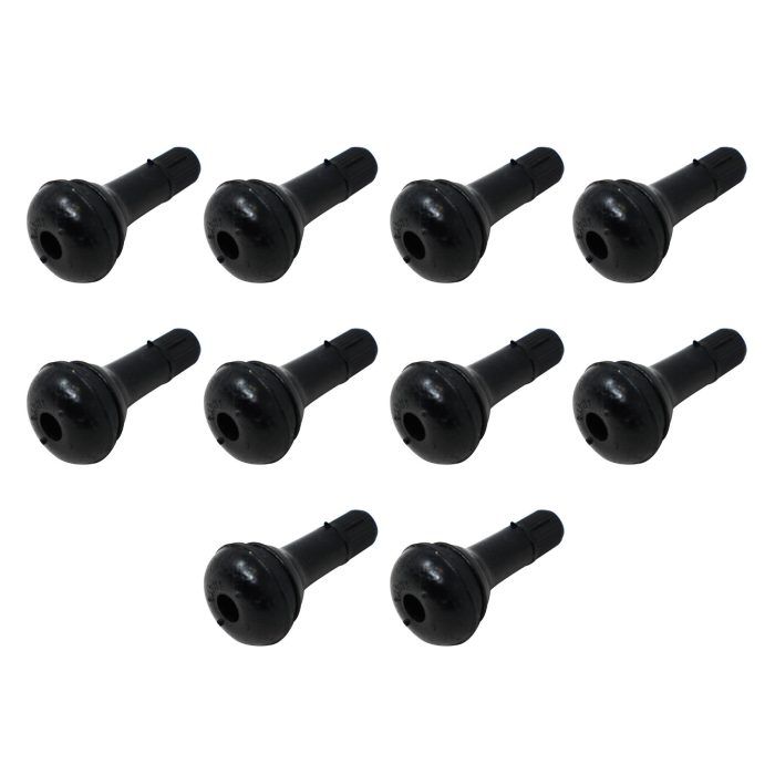 Laxzo TR415 Tubeless Tyre Valves for 15.7mm Rim Holes (10-Pack)