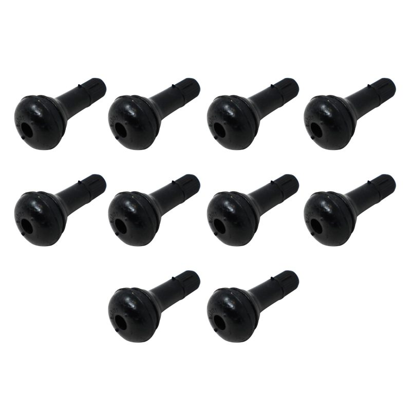 Laxzo TR415 Tubeless Tyre Valves for 15.7mm Rim Holes (10-Pack)