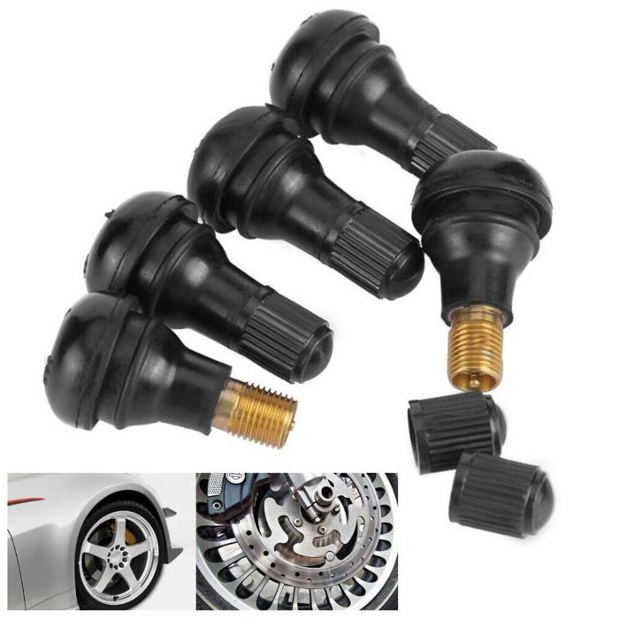Laxzo TR412 Short Snap-In Tubeless Tyre Valves - Image 4
