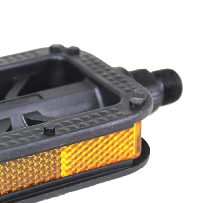 Laxzo 9/16" Platform Bike Pedals with Reflectors - Image 3