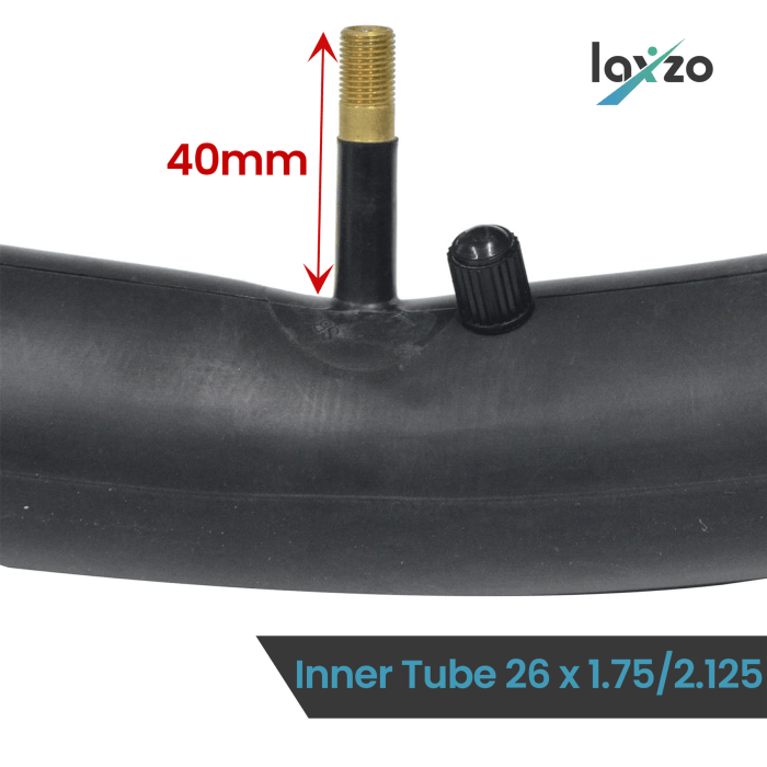 Laxzo 26-Inch Bicycle Inner Tube (Schrader Valve) - Image 2