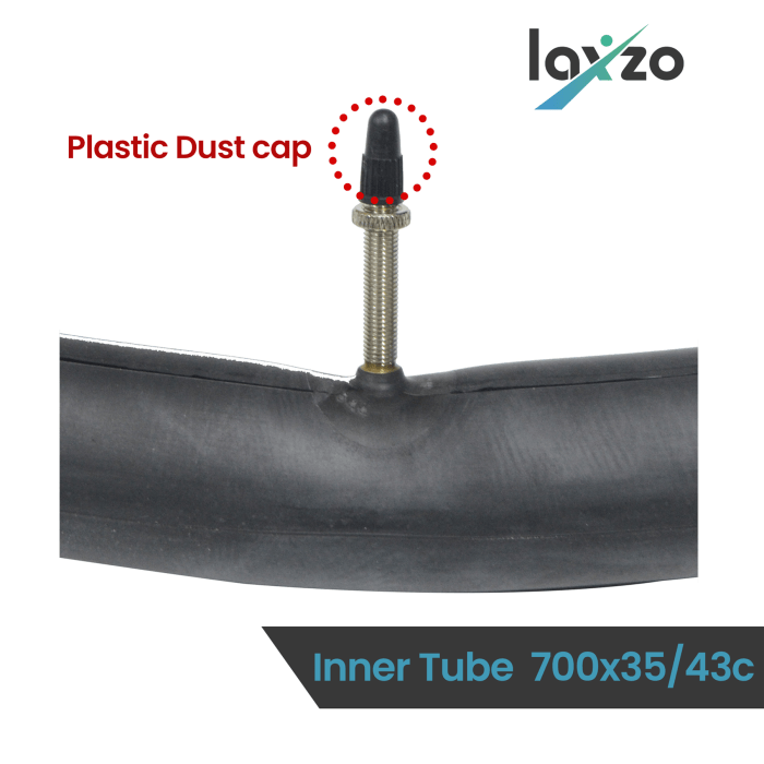 Laxzo 700c Gravel & Touring Bike Inner Tube (35-43c, Presta Valve) - Image 5