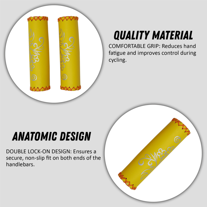 Laxzo Double Lock-On Bicycle Handlebar Grips - Image 2