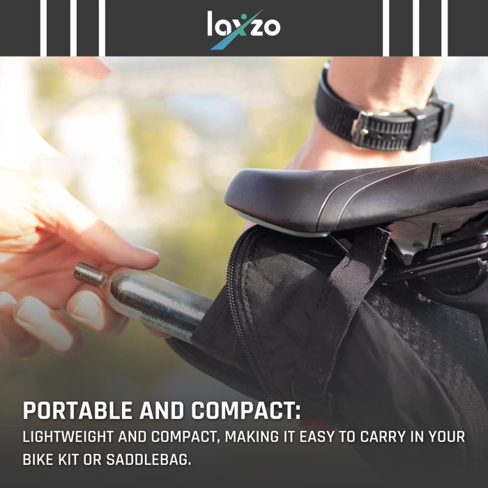 Laxzo 16g Threaded CO2 Cartridges with Insulating Foam Grip - Image 5