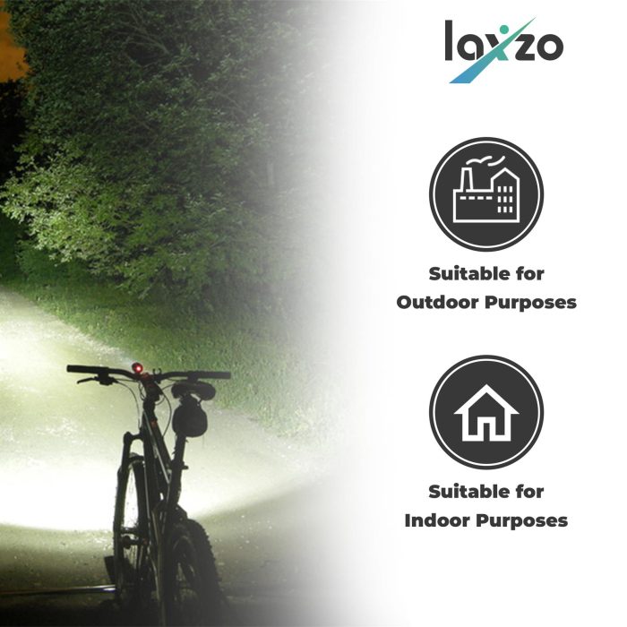 Laxzo Super-Bright LED Bike Headlight & Torch - Image 4