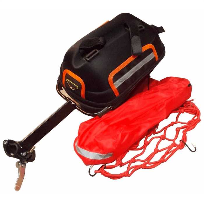 Laxzo Waterproof Rear Pannier Bag with Bungee Net - Image 5