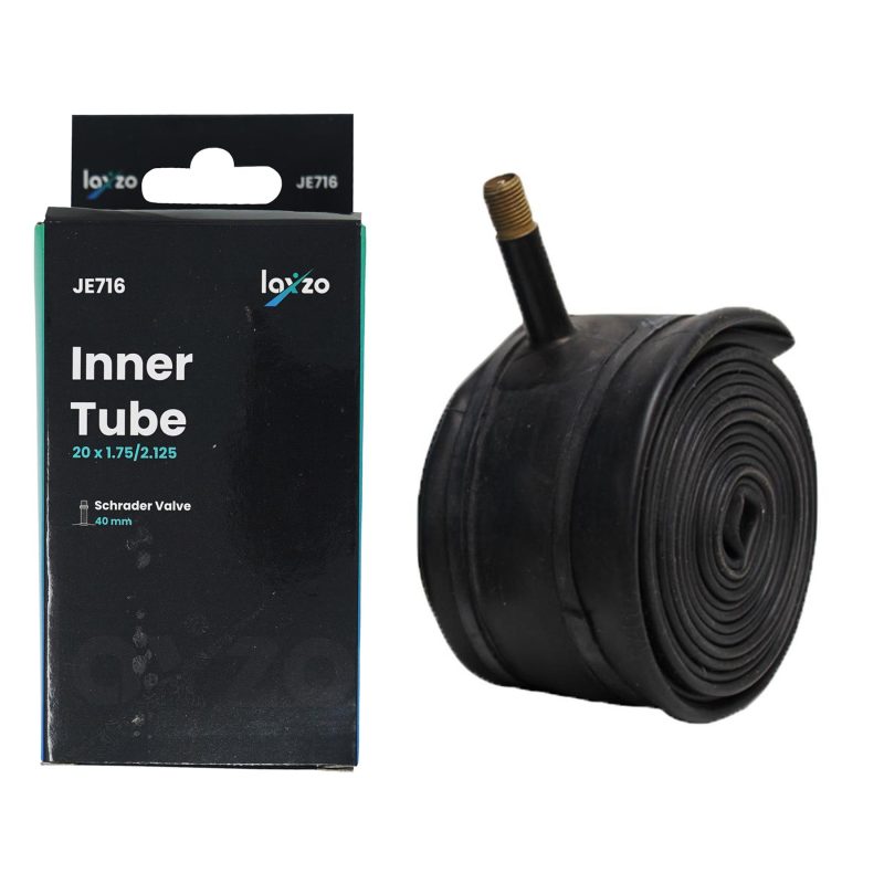 Laxzo 20" BMX & Kids' Bike Inner Tube (Schrader Valve)