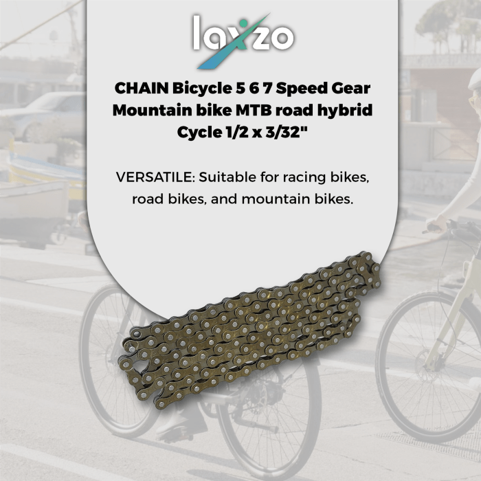 Laxzo 5/6/7/8 Speed Bicycle Chain (116 Links) - Image 4