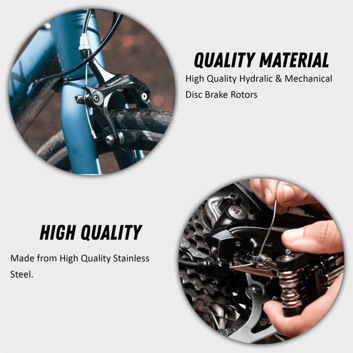Brake Inner Wire MTB Hybrid Front and Rear Replacement Set Rust Resistant Steel - Image 3
