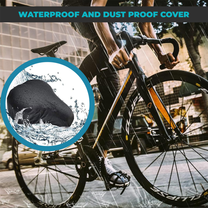 Laxzo Gel Padded Comfort Bike Seat Cover - Image 5
