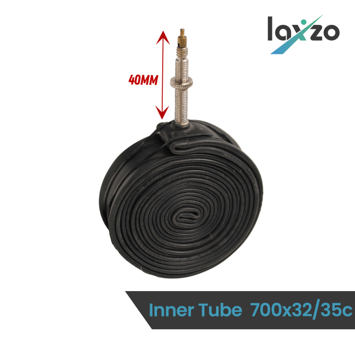 Laxzo 700c Hybrid & Gravel Inner Tube (32-35c, Presta Valve) - Image 4