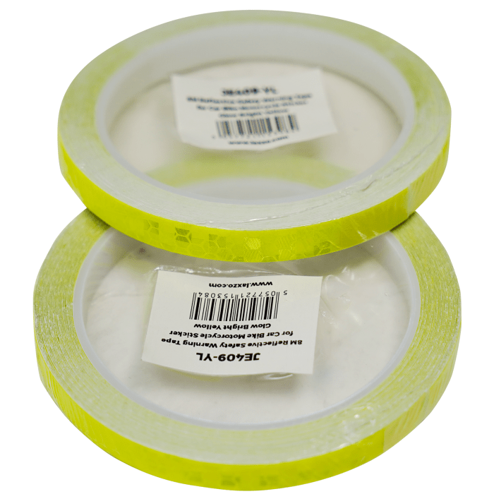 Laxzo High-Visibility Reflective Safety Tape (8m x 1cm)