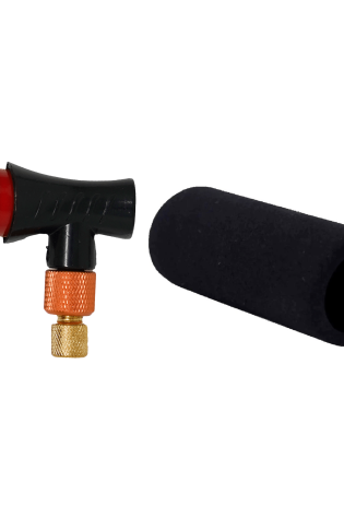 Laxzo CO2 Bike Tyre Inflator Head with Foam Grip