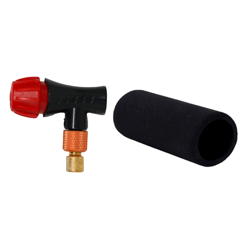 Laxzo CO2 Bike Tyre Inflator Head with Foam Grip