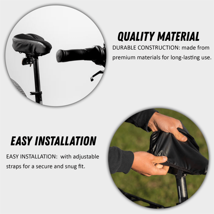 Laxzo Gel Padded Comfort Bike Seat Cover - Image 8