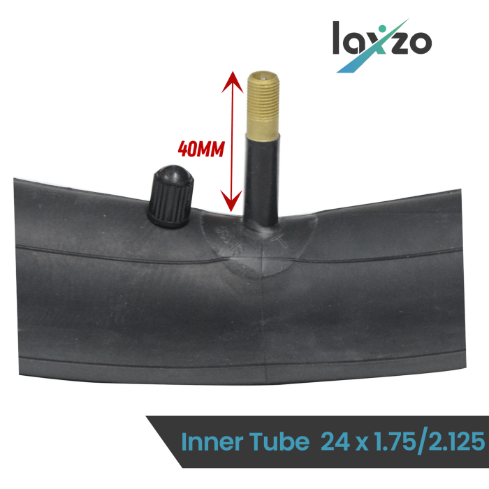Laxzo 24-Inch Youth & MTB Inner Tube (Schrader Valve) - Image 3