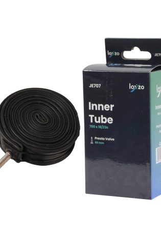 Laxzo 700c Road Bike Inner Tube (80mm Extra-Long Presta Valve)