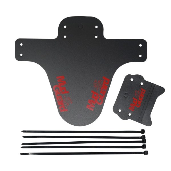 MTB Mudguard Mountain Bike Mud Guard Bicycle Front Tyre Splash Red/Black