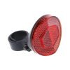 Bicycle Cycle Bike Reflector Rear Frame Mount Round Fit New Red