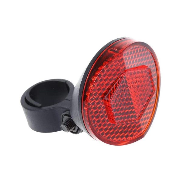 Bicycle Cycle Bike Reflector Rear Frame Mount Round Fit New Red