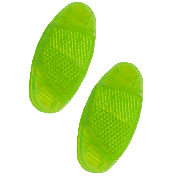 Bicycle BMX spoke wheel reflectors green