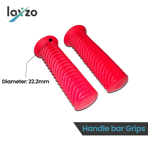 Bicycle Mountain Bike Cycle Handle Bar Grips Rubber Red Colour