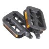 Pair 9/16 Pedals Mountain Bike Hybrid Racing Sports Bicycle Reflectors Black"